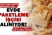 Evde Paketleme İşi yapmak